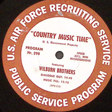 US AIR FORCE COUNTRY MUSIC TIME RADIO SHOW WILBURN BROTHERS/SONNY JAMES  160-47W picture