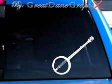 Banjo #2 - Vinyl Decal Sticker -Color Choice -HIGH QUALITY picture