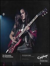 Emily Wolfe Epiphone SG Standard '61 Maestro Vibrola guitar advertisement print picture