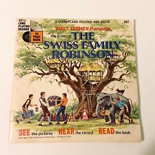 Vintage 1971 Disney The Swiss Family Robinson 7 Inch  Record and Book picture