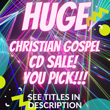 UPDATED 10-25-21 HUGE Christian GOSPEL CD Sale U Pick 80's 90's Modern  picture