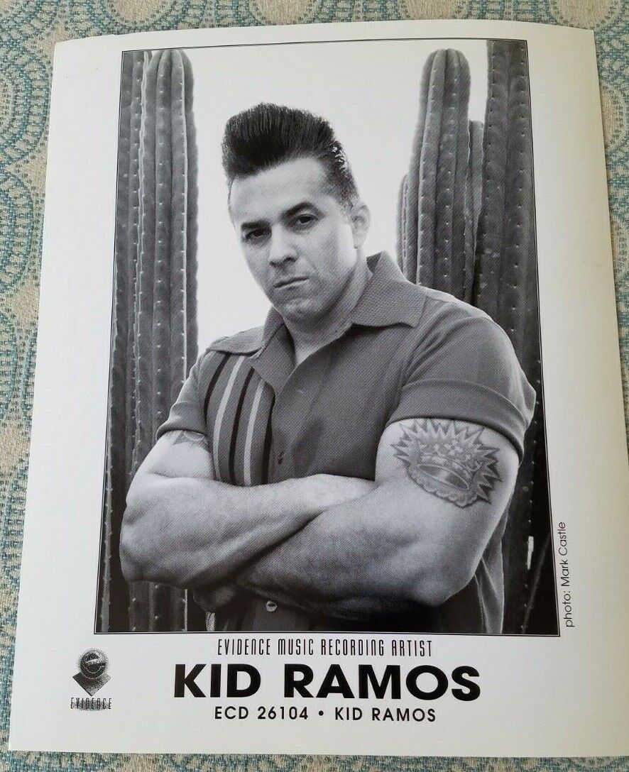 RC092 BAND Press Photo PROMO MEDIA Kid Ramos American electric blues GUITAR