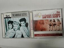 The Andrew Sisters - BEST OF & STAR POWER- Lot Of 2  SEALED-NEW CDs-RARE-VINTAGE picture