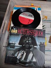 Vintage 1980's STAR WARS RETURN OF THE JEDI READ ALONG BOOK AND Record VG picture