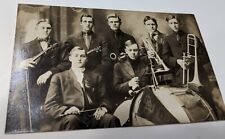 Vintage postcard of a band, unused picture