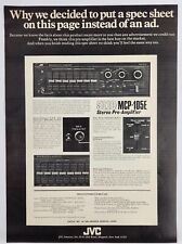 1971 JVC Stereo Pre Amplifier 5110/MCP-105E Vintage Poster Print Ad picture
