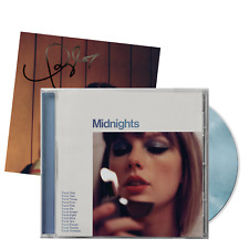 Pre-order Taylor Swift CD Midnights: Moonstone Blue Edition w/ Hand Signed Photo picture