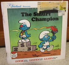 The Smurf's Champion Vintage 1983 Starland Children's Record + Book Sealed - NEW picture