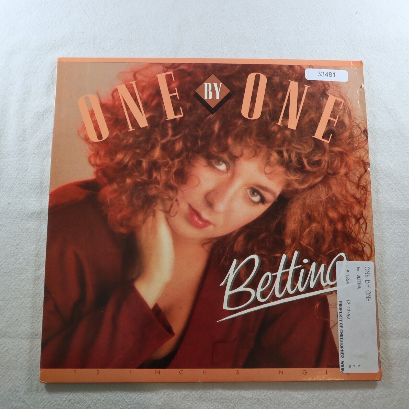 Bettina One By One SINGLE Vinyl Record Album