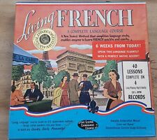 Vintage Living FRENCH A Complete Language Course 1955 40 Lessons on 4-10