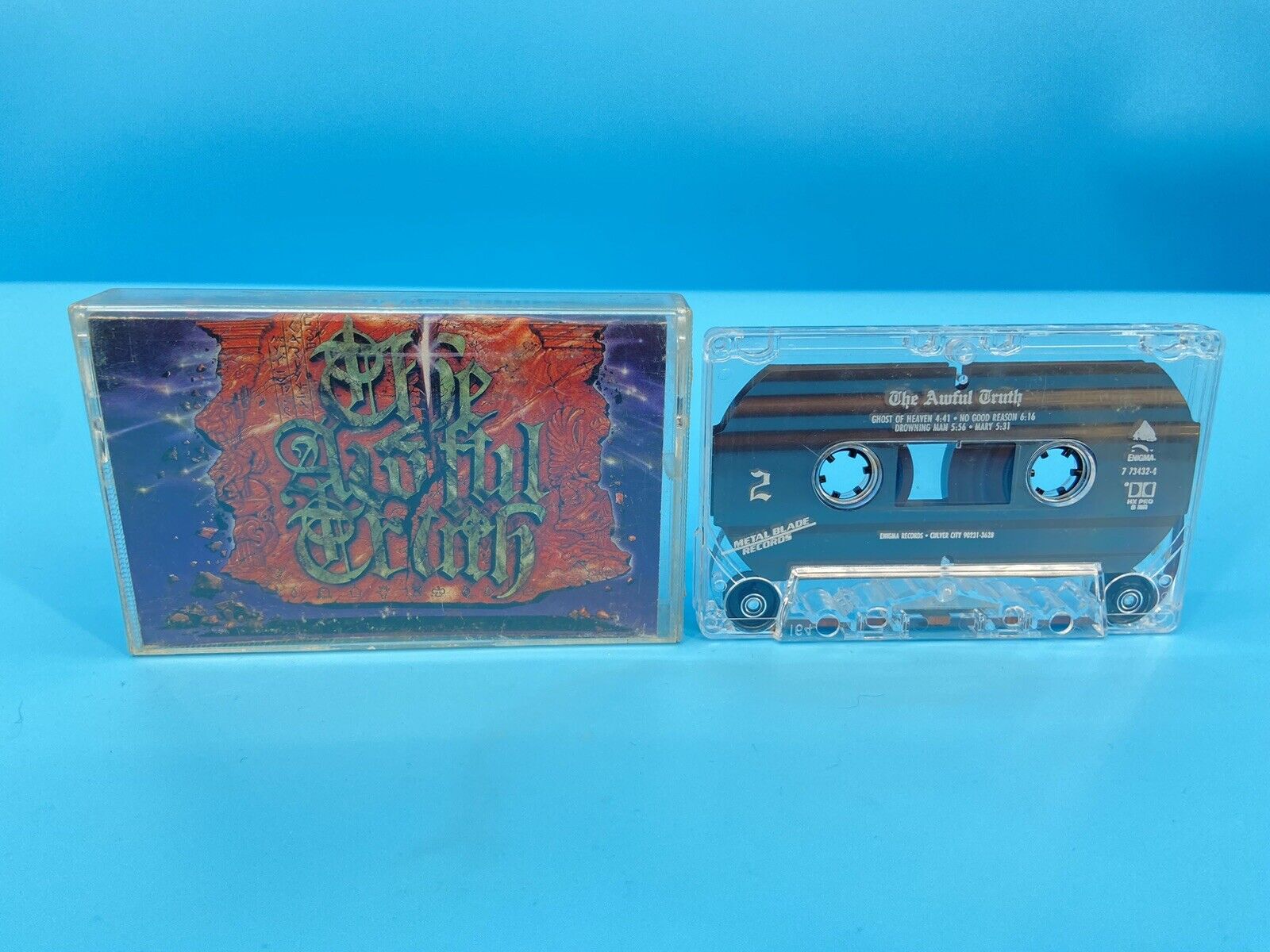 Vintage 1989 Cassette Tape The Awful Truth Metal Blade Records Heavy Thrash 80s