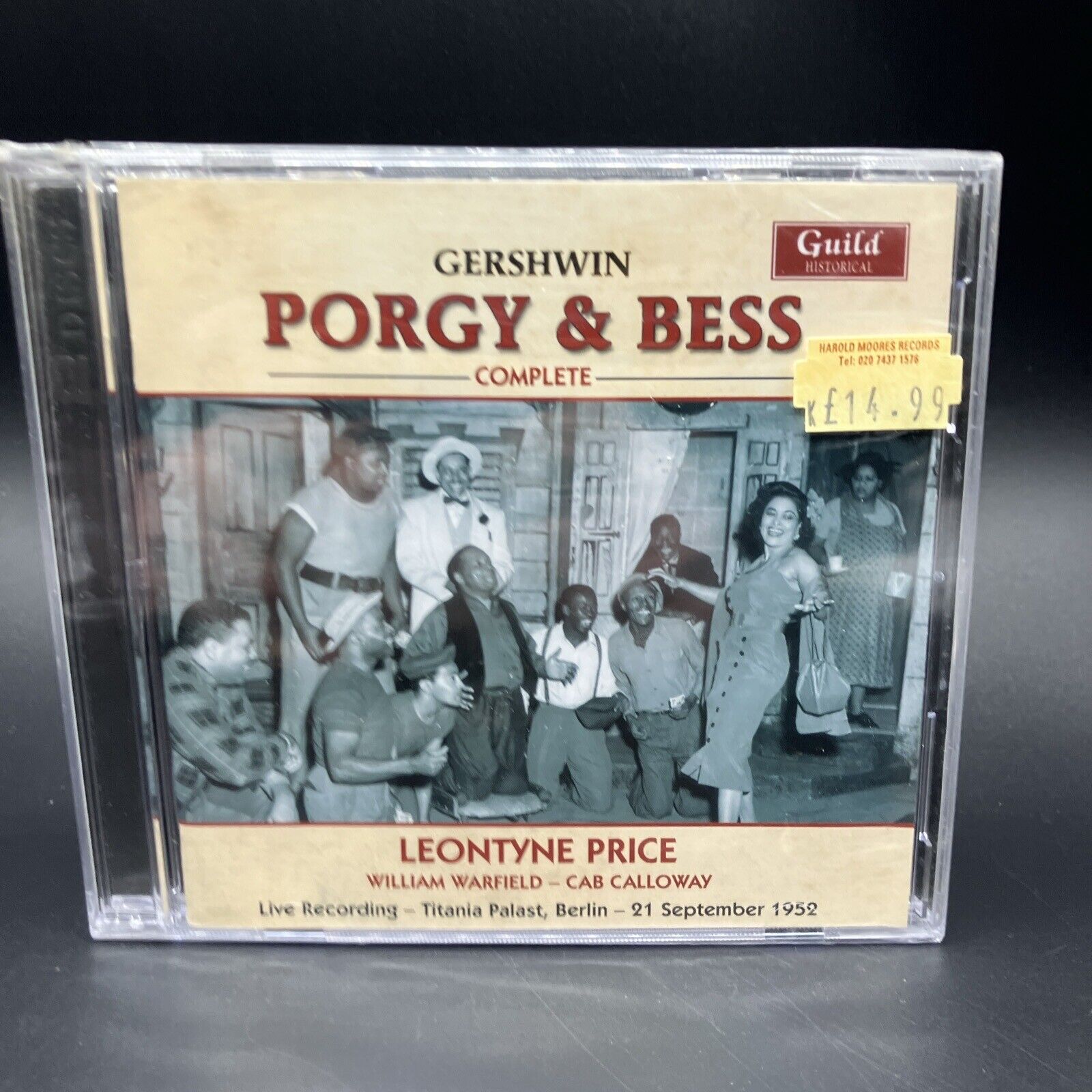 George Gershwin - Porgy & Bess (Complete) - CD - 2008 Guild Sealed w Case Defect