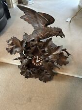Antique Huge German Black Forest Musical Cuckoo Clock - For Parts or Repair picture
