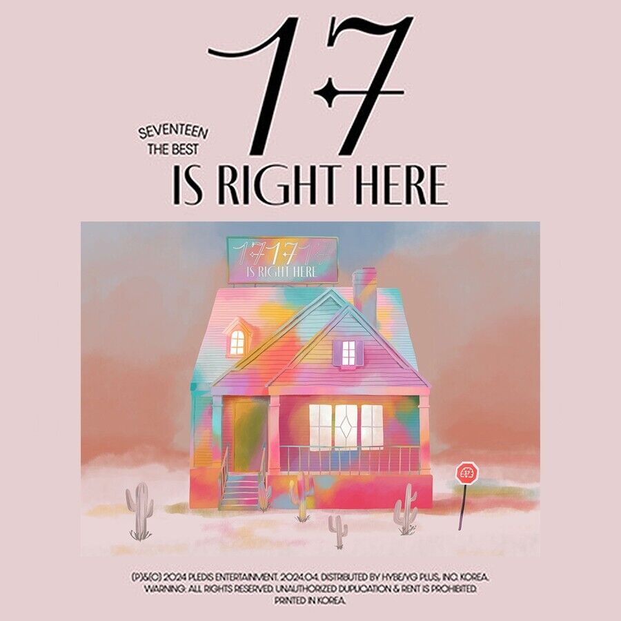 SEVENTEEN 17 IS RIGHT HERE Album DELUXE/2 CD+16 Book+2 Poster+17 Photo Card+GIFT