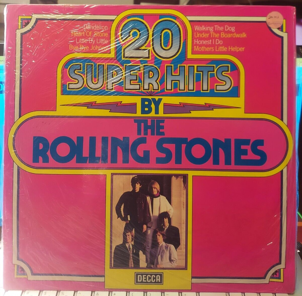 THE ROLLING STONES-20 Super Hits By The Rolling Stones-DECCA 6.23502 IMPORT✨MINT