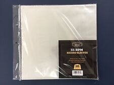 200 Clear Poly Plastic LP Outer Sleeves 2 Mil 12