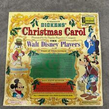 Vintage Walt Disney Players An Adaptation Of Charles Dickens Christmas Vinyl  picture