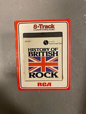 Rare Vintage HISTORY OF BRITISH ROCK  8 Track 1976 Tested, Used picture