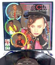 CULTURE CLUB Colour By Number Virgin QE 39107 Vinyl LP Boy George EX picture