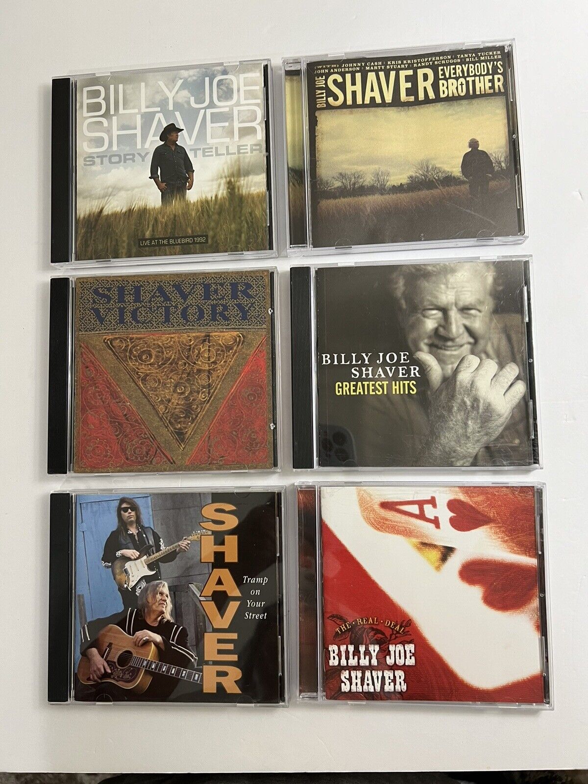 BILLY JOE SHAVER Lot Of Six 6 CDs All In EUC