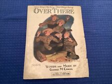 Vintage Sheet Music, Over There by George M Cohan, 1917, Leo Feist  picture