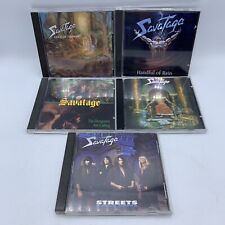 SAVATAGE - LOT OF 5 CDs - Handful Of Rain Edge Of Thorns Sirens Mountain King + picture