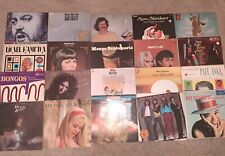 vintage 60s 70s Assorted vinyl records lot Of 20 Mixed Generas  picture