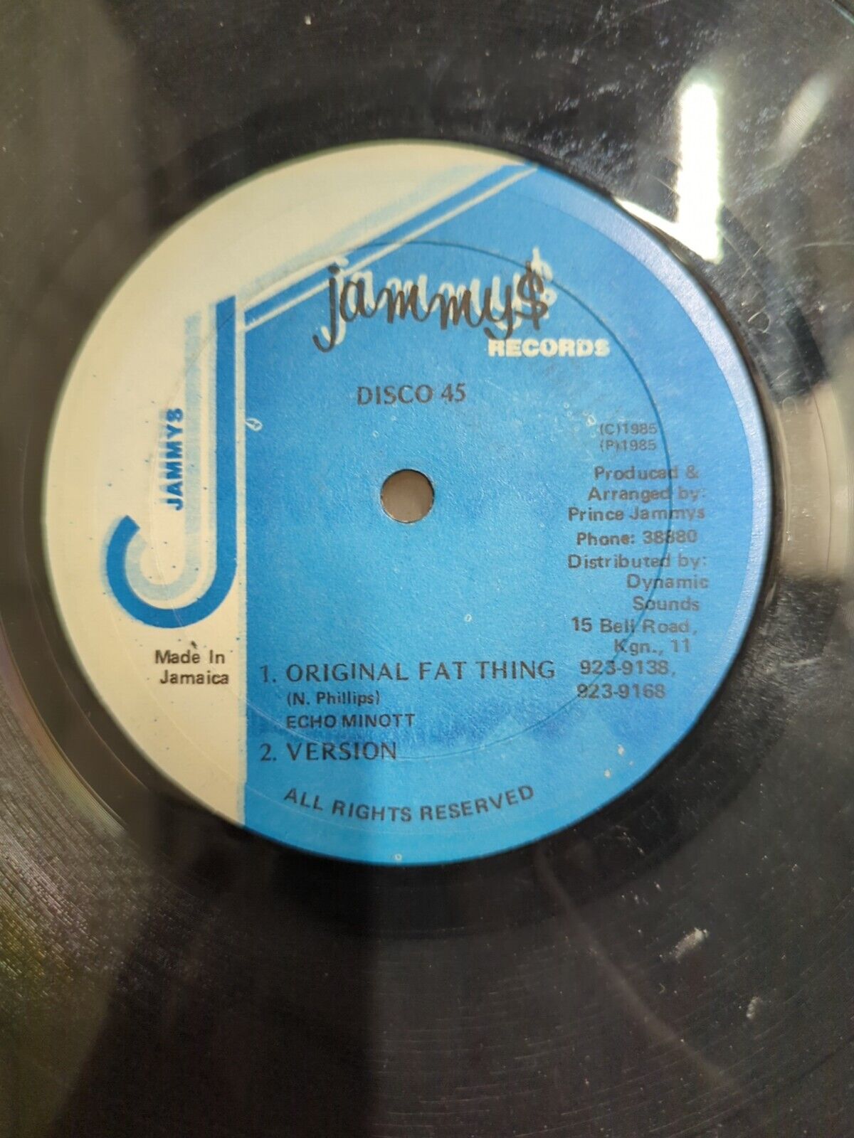 Original Fat Thing- Echo Minott 12\'\' Vinyl Vintage 1985