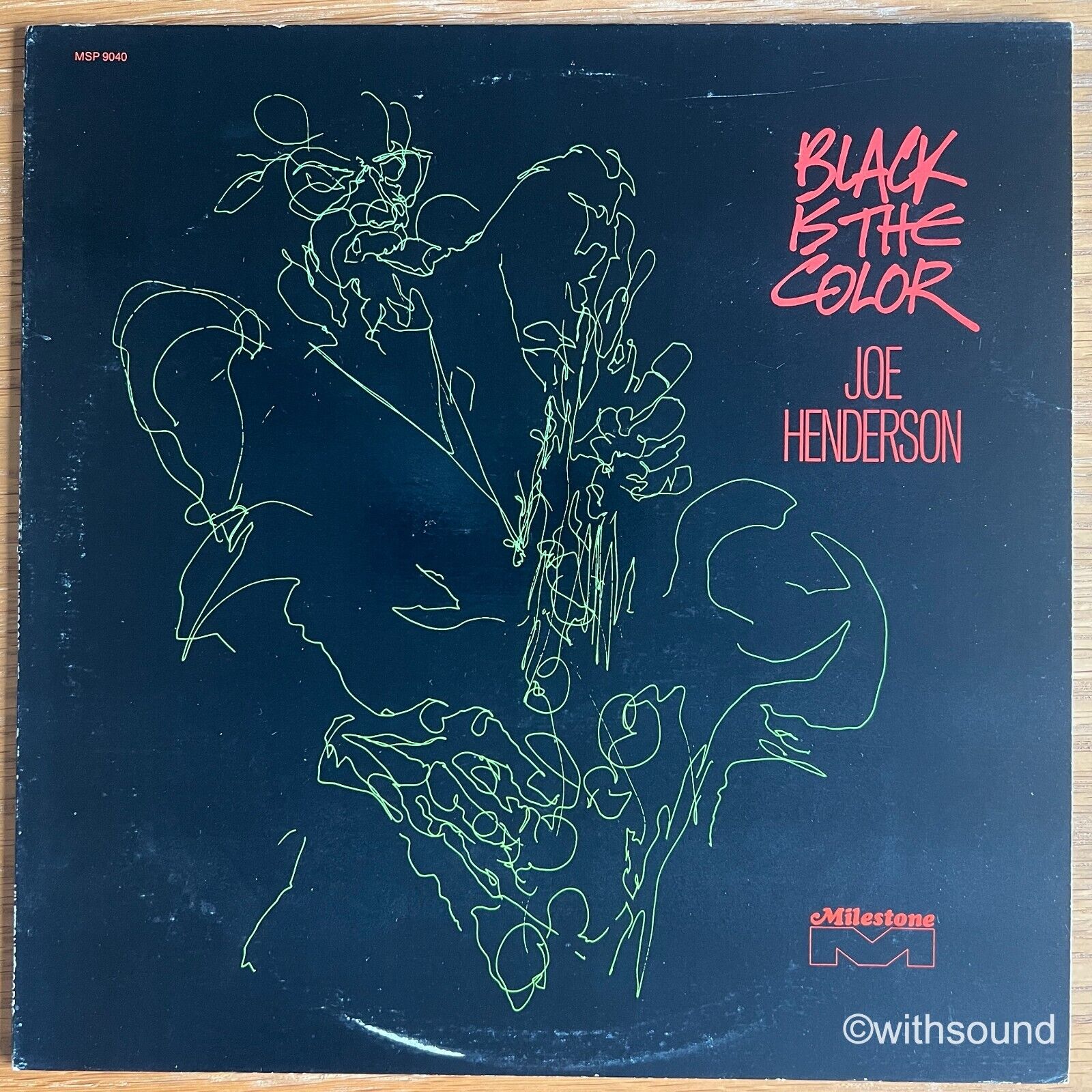 JOE HENDERSON Black Is The Color US ORIG LP JAZZ 1972 MILESTONE MSP 9040