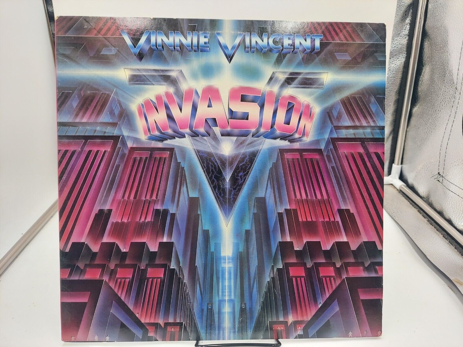 Vinnie Vincent Invasion LP Record Album 1988 Promo Ultrasonic Clean EX cVG+