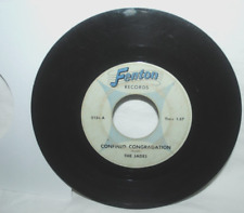 The Jades, CONFINED CONGRAGATION, 45 rpm record, Fenton 2134, RARE 45, READ NOTE picture