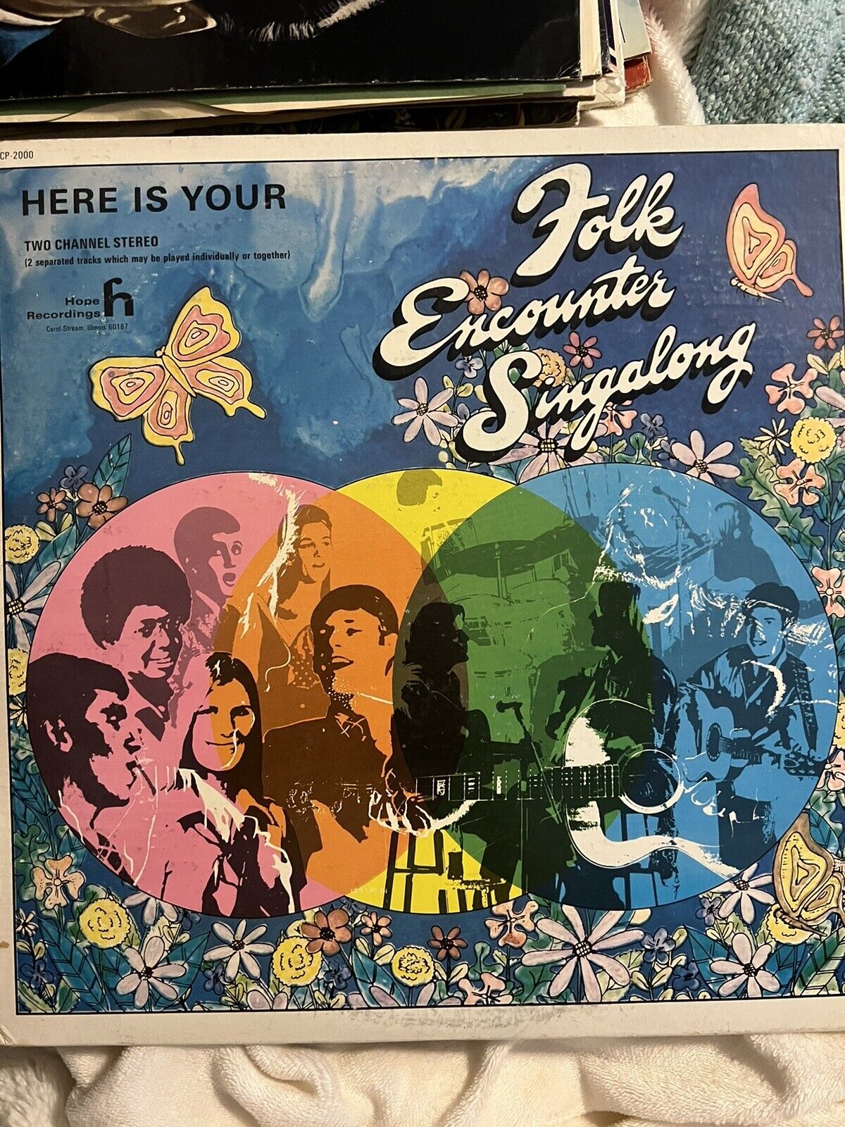 Vintage 1973 Folk Encounter Singalong 2 Album Set