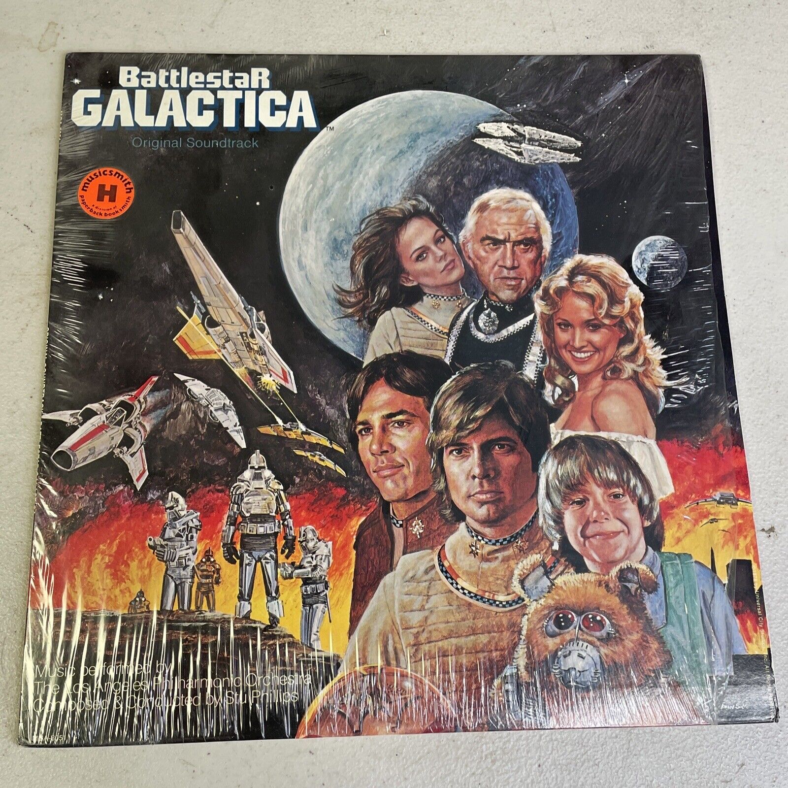 Battlestar Galactica Original Soundtrack MCA 3051 LP VINYL RECORD VINTAGE