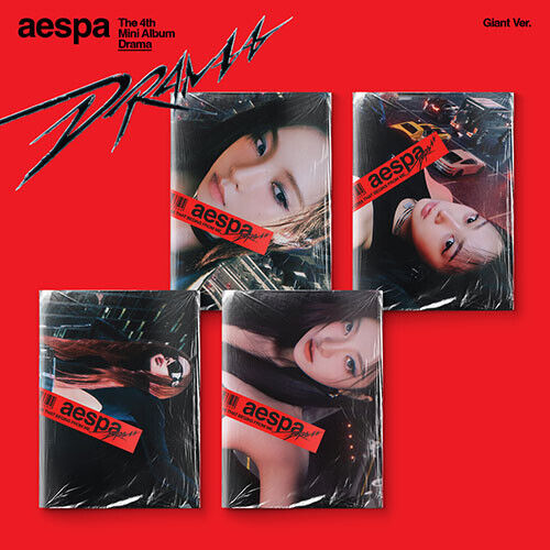 aespa [DRAMA] 4th Mini Album (GIANT Ver.) CD+Booklet+Card SEALED