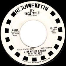 Little Natalie & Henry...; It's Uncle Willie / Teardrops Are Falling, 1963 45  picture