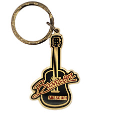 VTG Branson Missouri Guitar Shaped Souvenir Metal Keychain picture