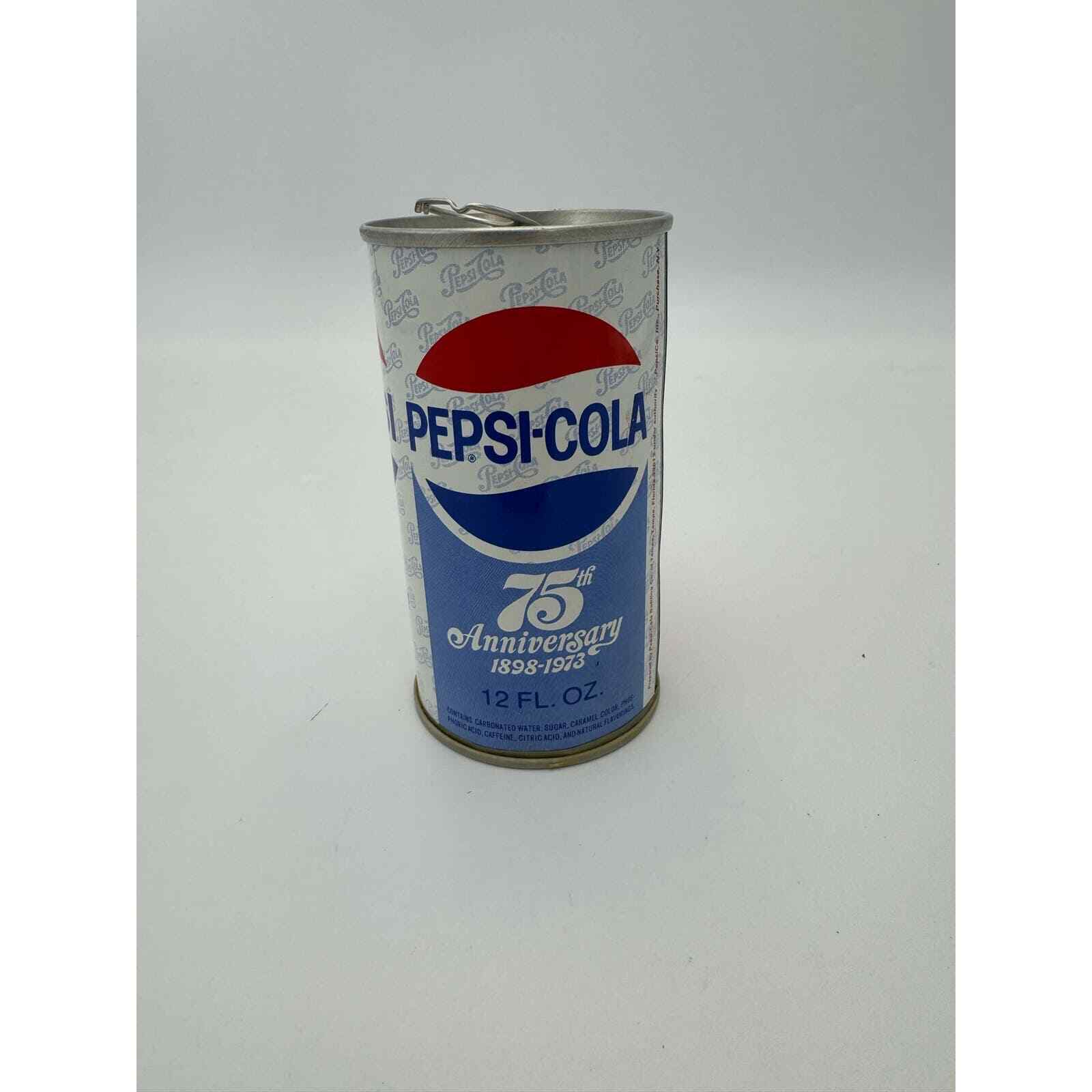 Vintage 75th Pepsi-Cola Anniversary 1898-1973 Commemorative Musical Can