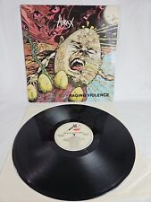 Hirax – Raging Violence LP Metal Blade Records MBR 1045 VG+/EX [Usa Rare Print] picture