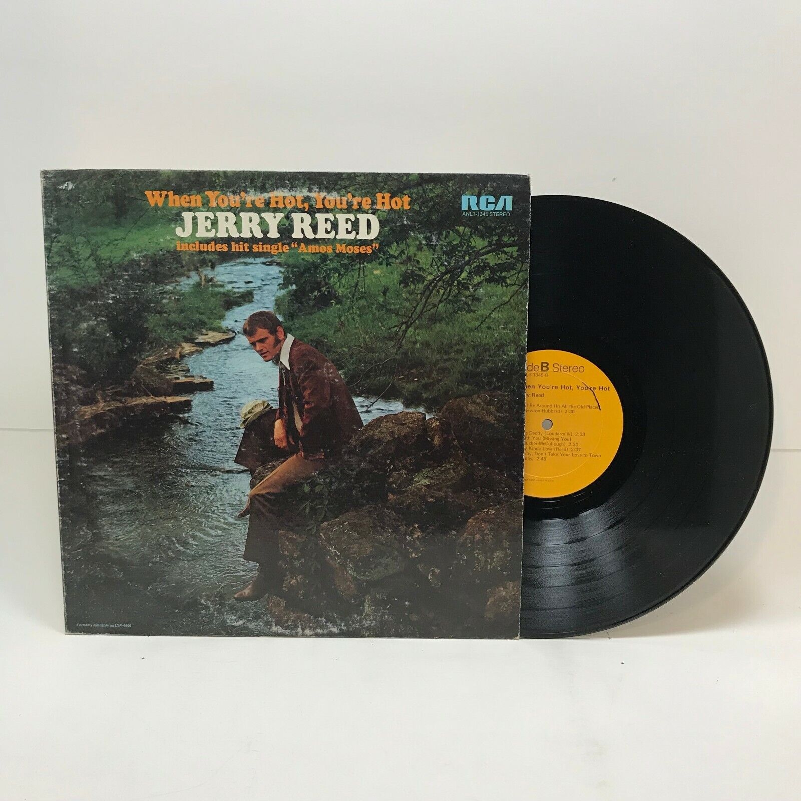Vintage LP-Jerry Reed-When You're Hot, You're Hot-RCA Records VG+/VG
