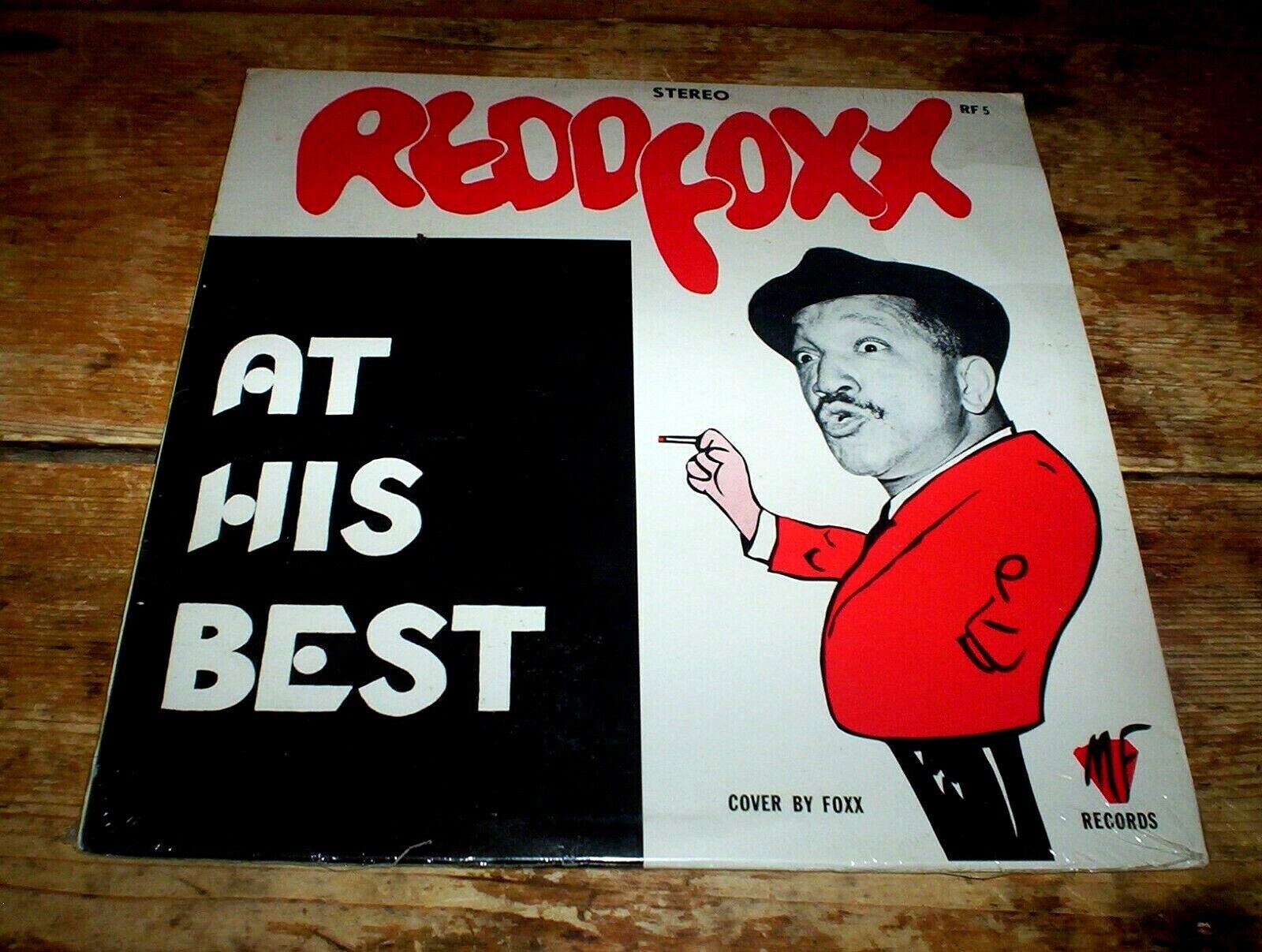 REDD FOXX ( AT HIS BEST ) SEALED stereo 1960's PRIVATE PRESS vinyl LP # RF 5 NM-