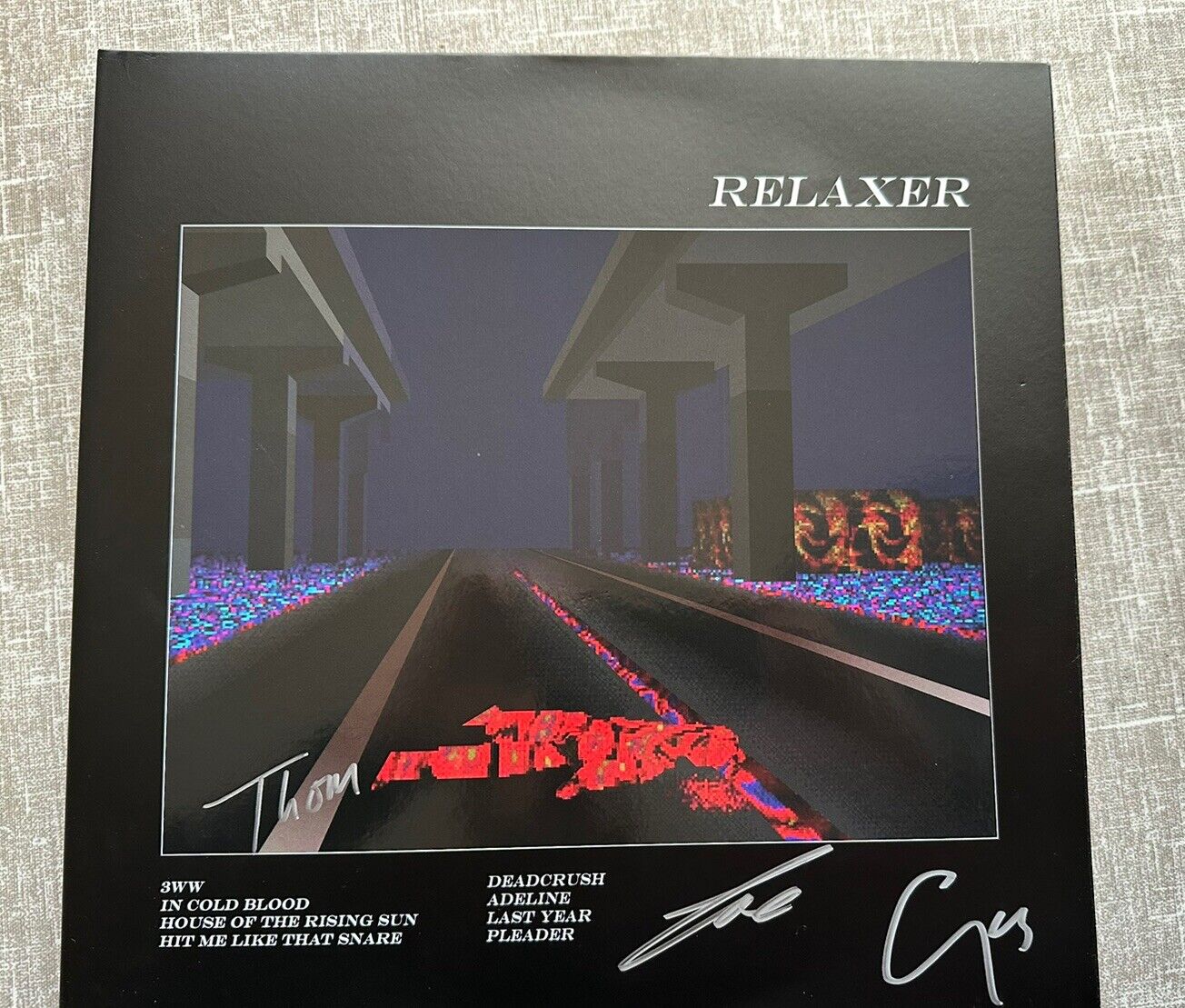 ALT-J Relaxer Signed Vinyl LP Record Autographed - Alt J - Mint
