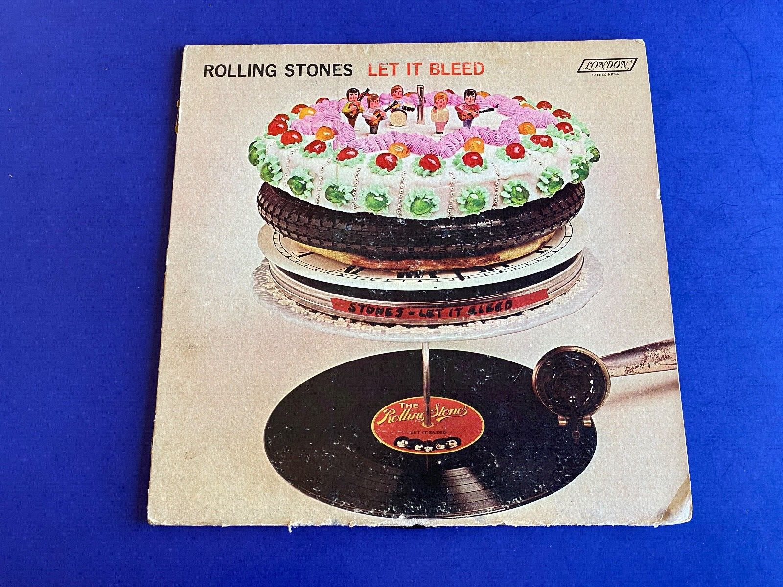 ROLLING STONES Let it bleed London NPS-4 1969 tested VG/VG