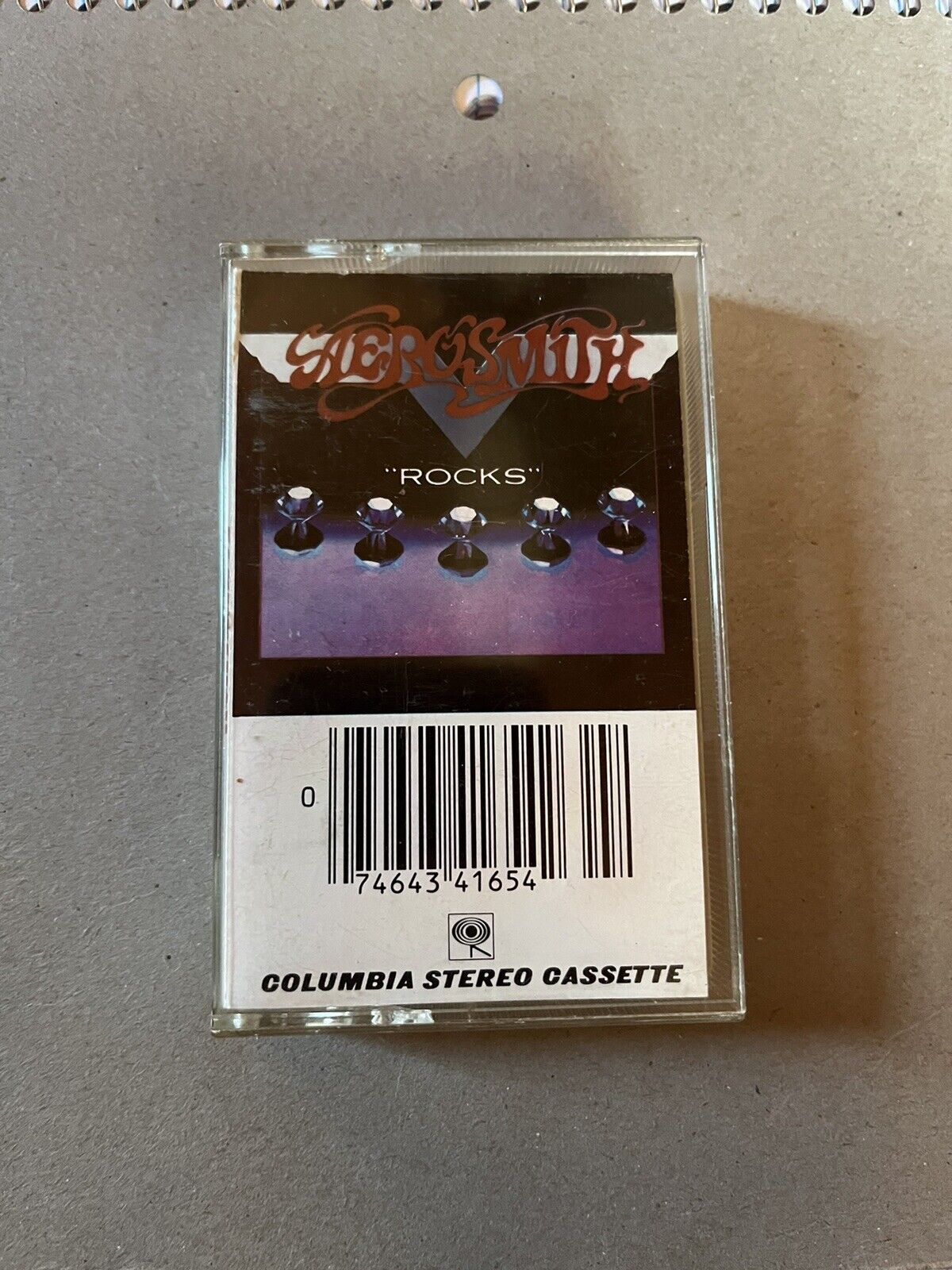 AEROSMITH ROCKS Cassette Tape Compilation Hard Rock Rare