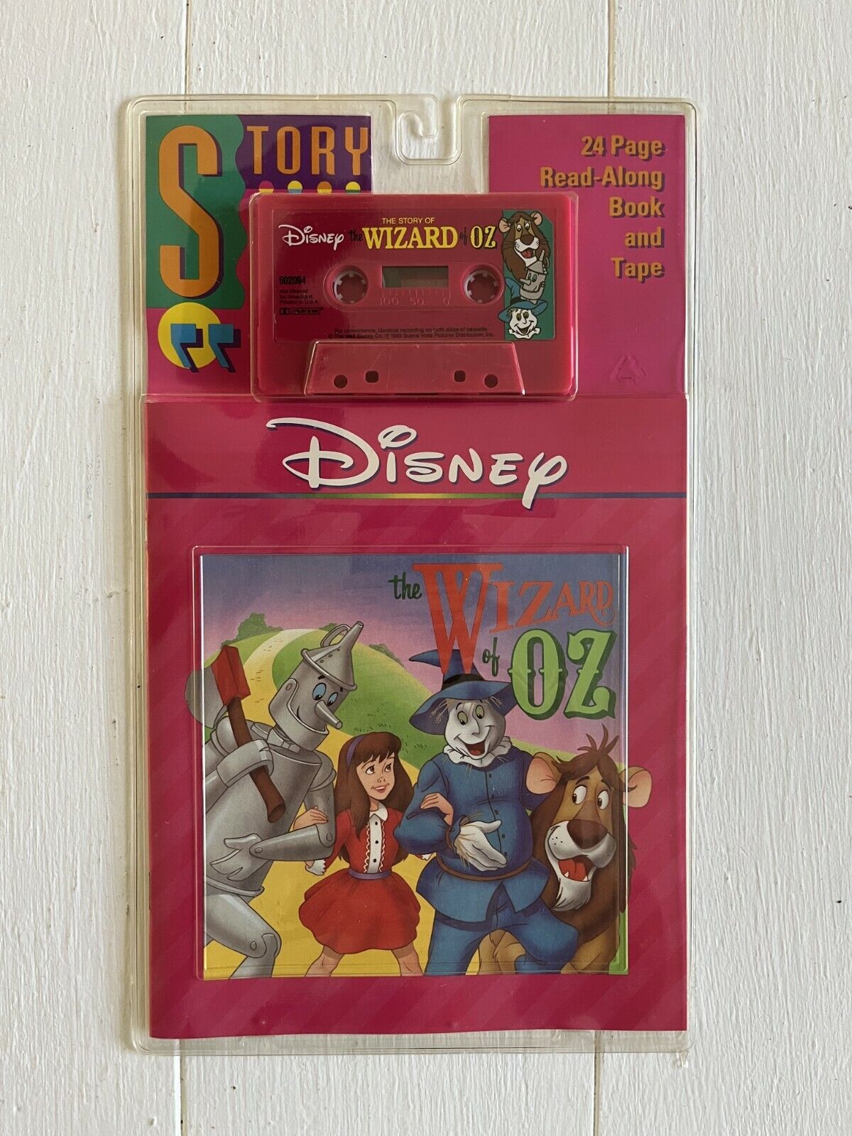 Walt Disney\'s The Wizard of Oz Read Along Book & Cassette Tape BRAND NEW
