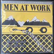 MEN AT WORK BUSINESS AS USUSAL MOFI VINYL LP LIMITED NUMBERED SEALED MINT picture