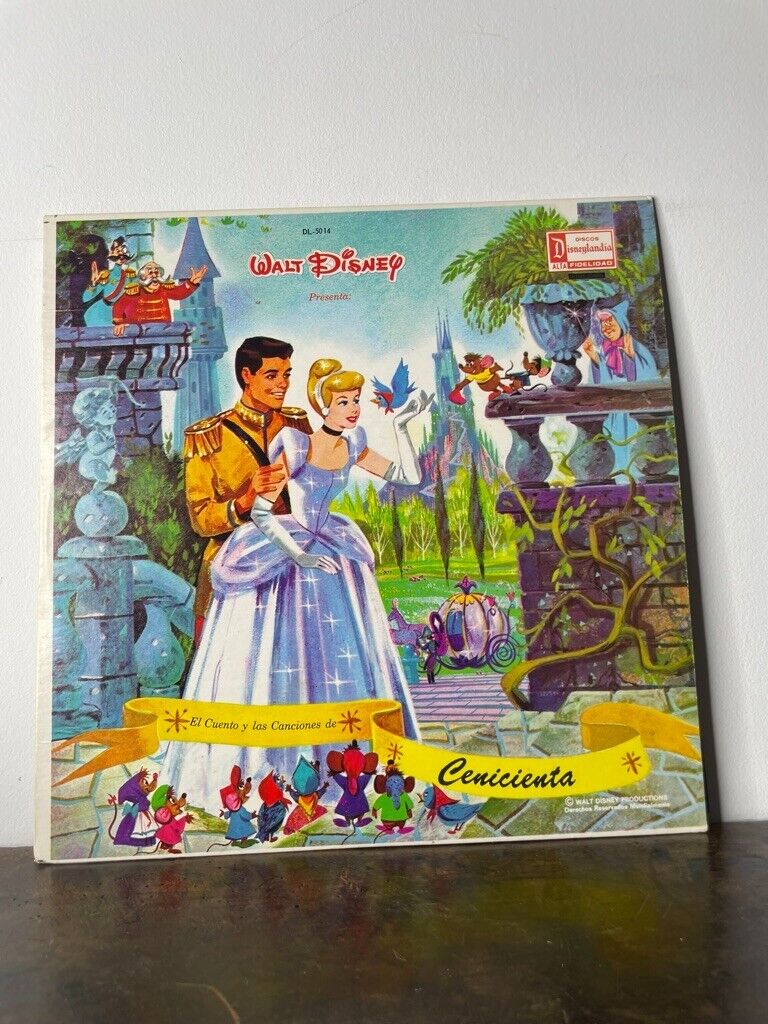Walt Disney – El Cuento Y Las Canciones De Cenicienta Childrens Kids Vinyl