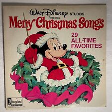 Walt Disney Studios Presents Merry Christmas Songs Vinyl, LP 1978 Disneyland picture