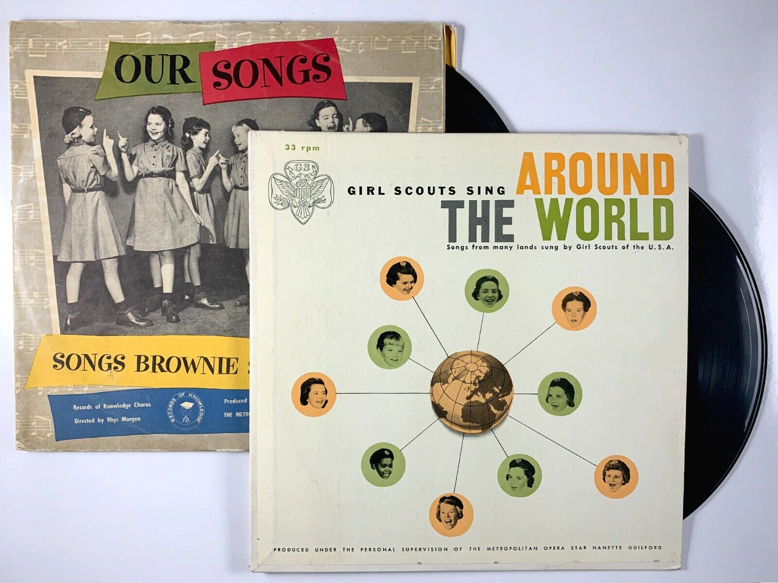 1950\'s Brownie Scouts Sing & Girl Scouts Around the World 10\