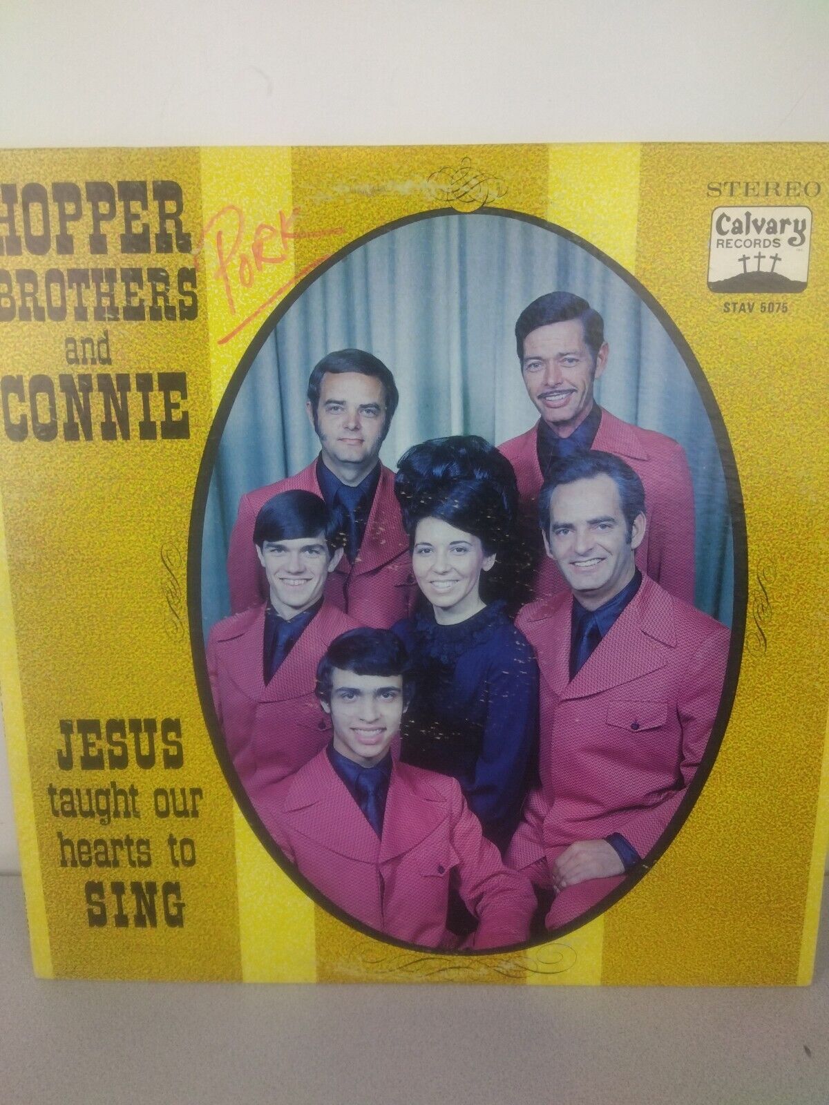 Hopper Brothers And Connie Jesus Taught Our Heart To Sing Gospel Record   (LR24)