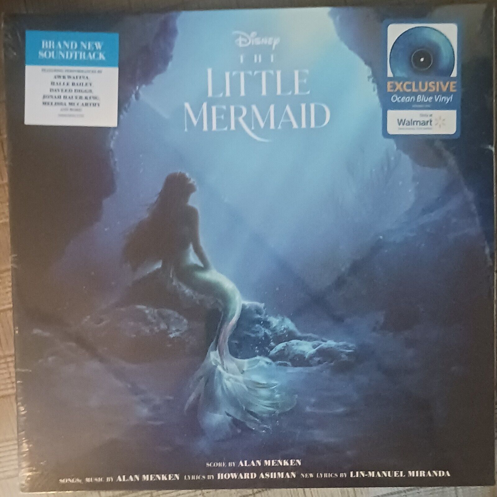 Disney. The Little Mermaid. Soundtrack. Sealed Ocean Blue Colored Vinyl Walmart